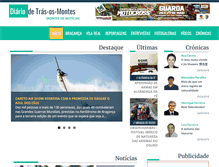 Tablet Screenshot of diariodetrasosmontes.com